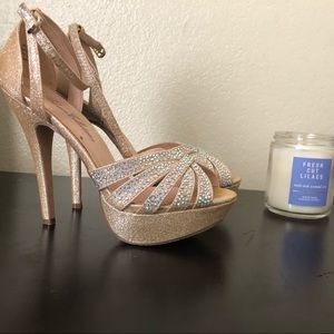 Rose gold heels